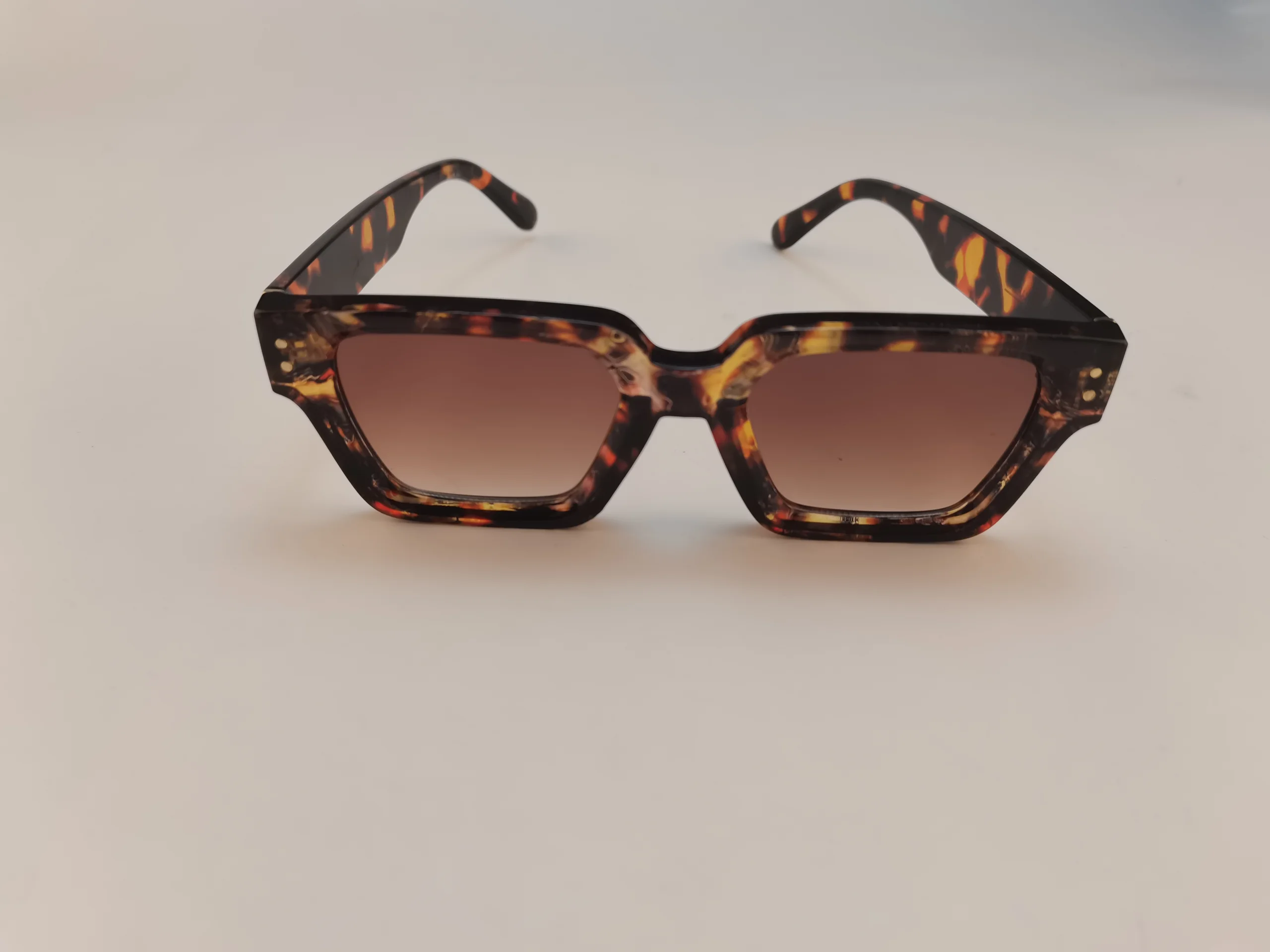 square tortoiseshell sunglasses